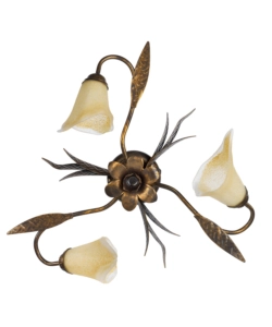 Onli Bronzo Plafoniera 3 Luci "Alga" E14